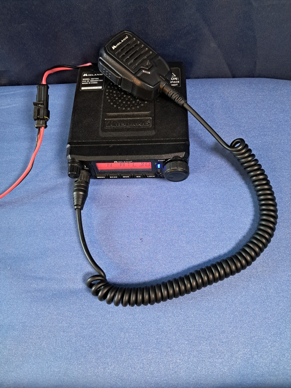 Midland Mobile GMRS 50watt Transceiver - Black
